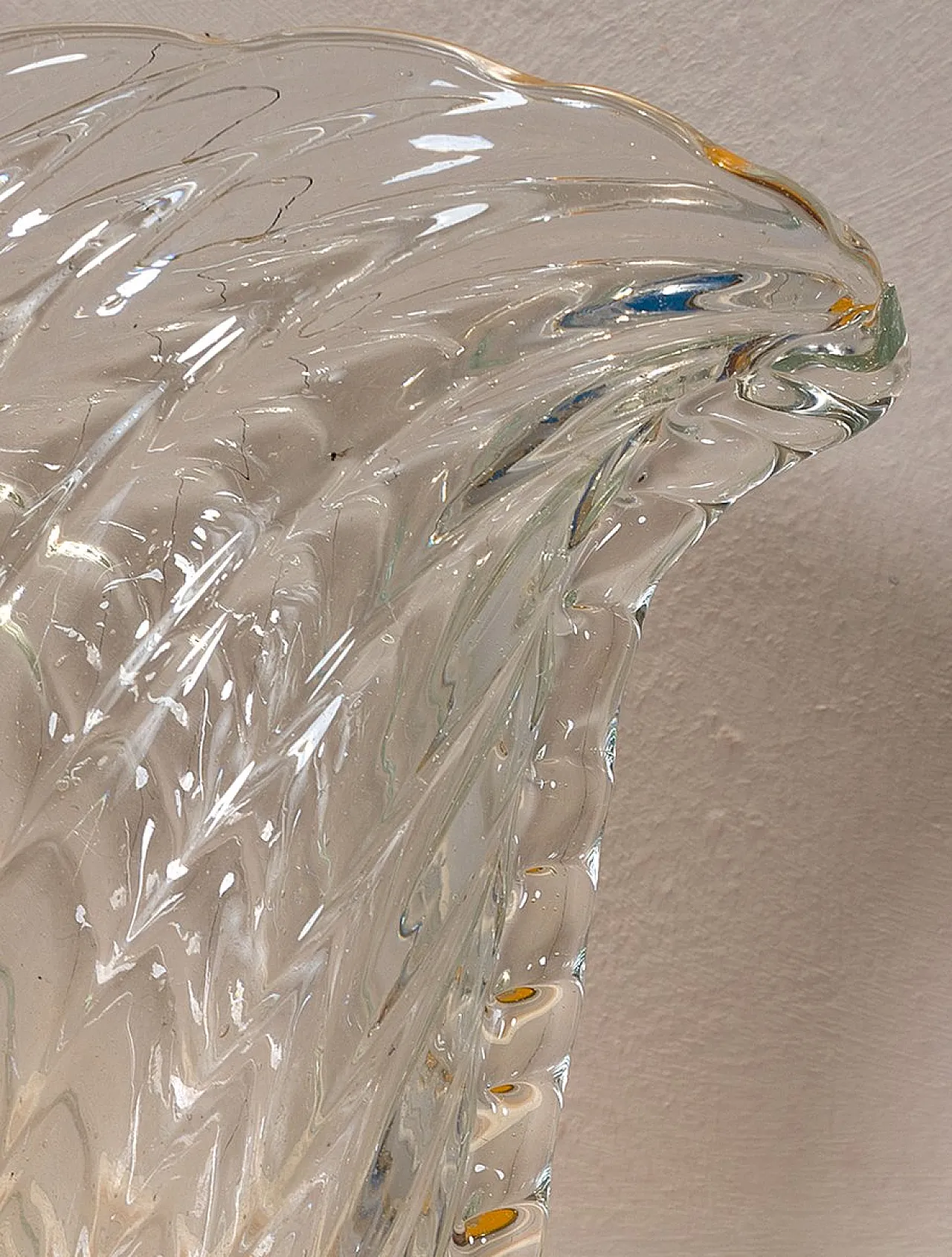 Murano blown glass vase, 1940s 5