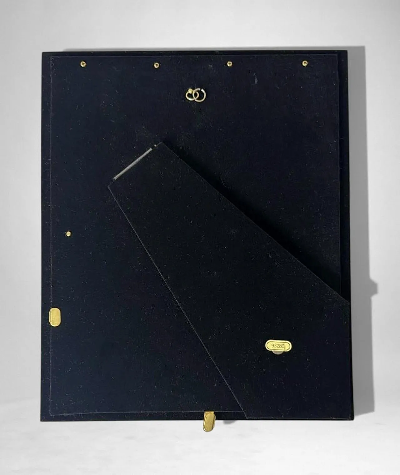 Romeo Rega style brass and steel picture frame, 1970s 14