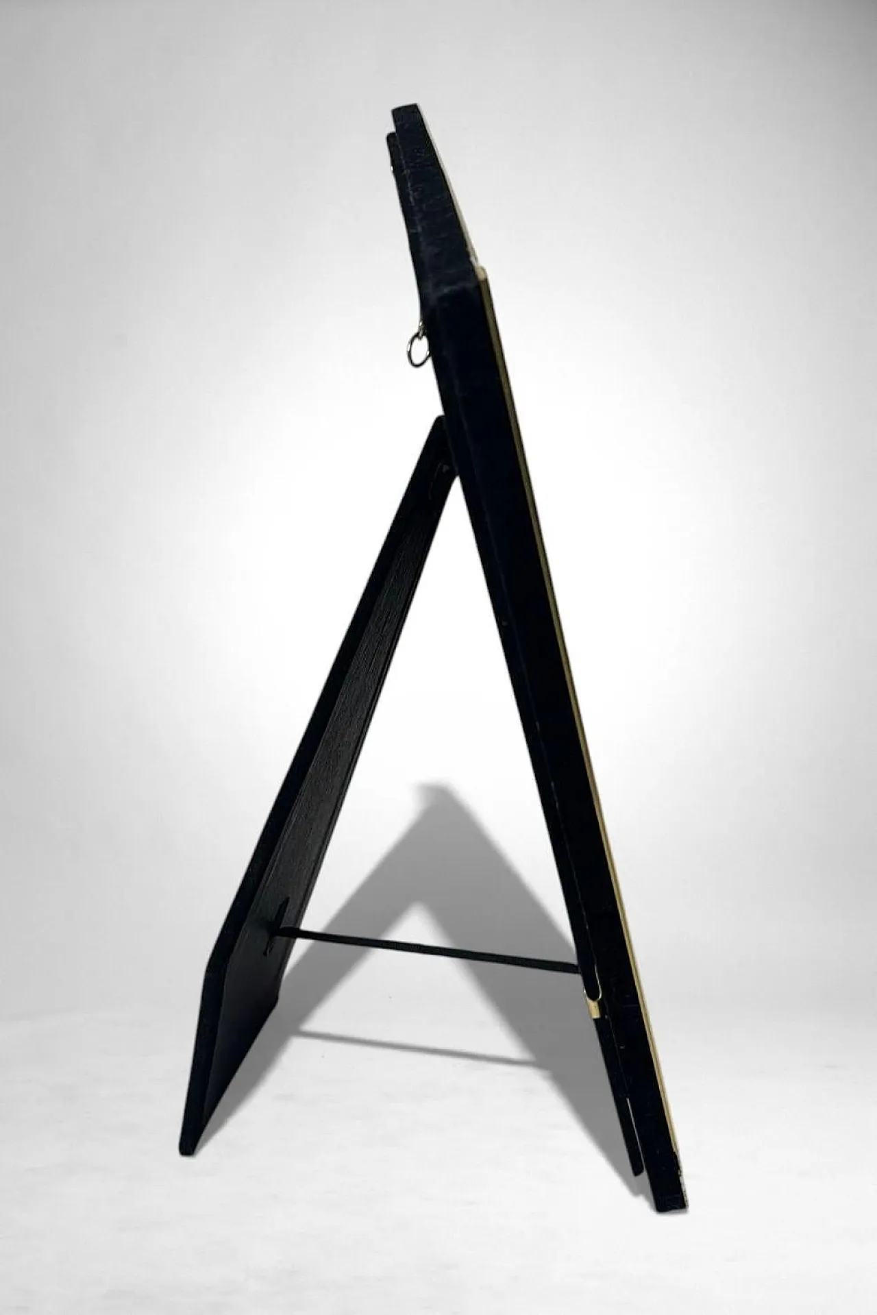 Romeo Rega style brass and steel picture frame, 1970s 17