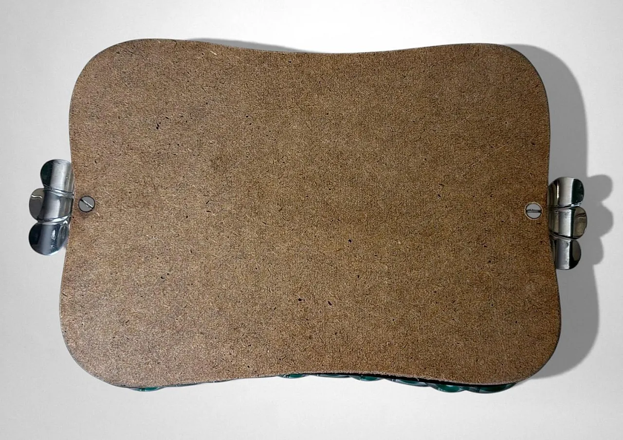 Murano vanity tray with hand-engraved mirror, 20th century 17