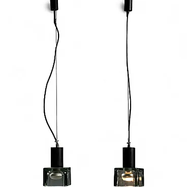 Coppia di lampade a sospensione, anni '60