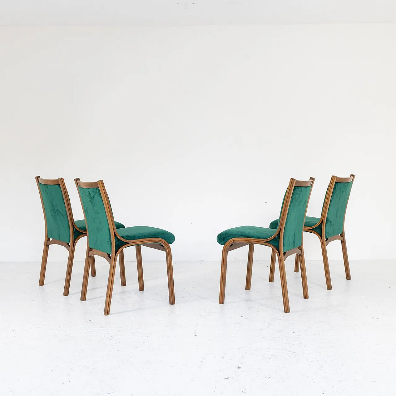 4 Cavour chairs by Gregotti, Meneghetti and Stoppino for SIM, 1960s 1