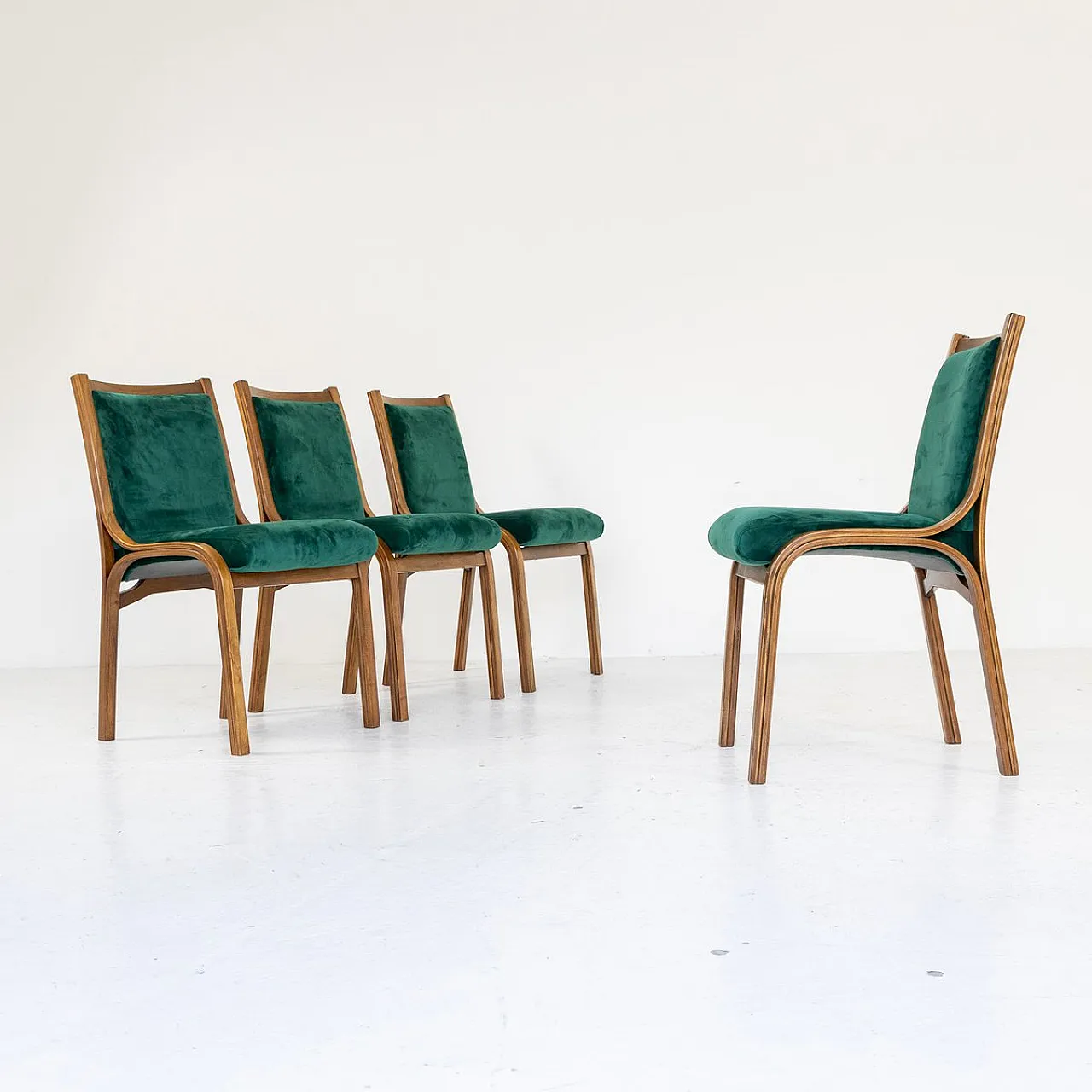 4 Cavour chairs by Gregotti, Meneghetti and Stoppino for SIM, 1960s 6