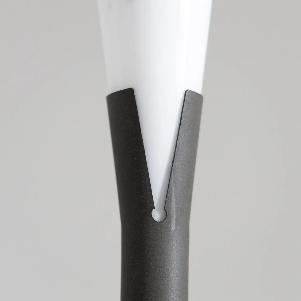 Floor lamp in glass and metal from Veart, 1980s 2