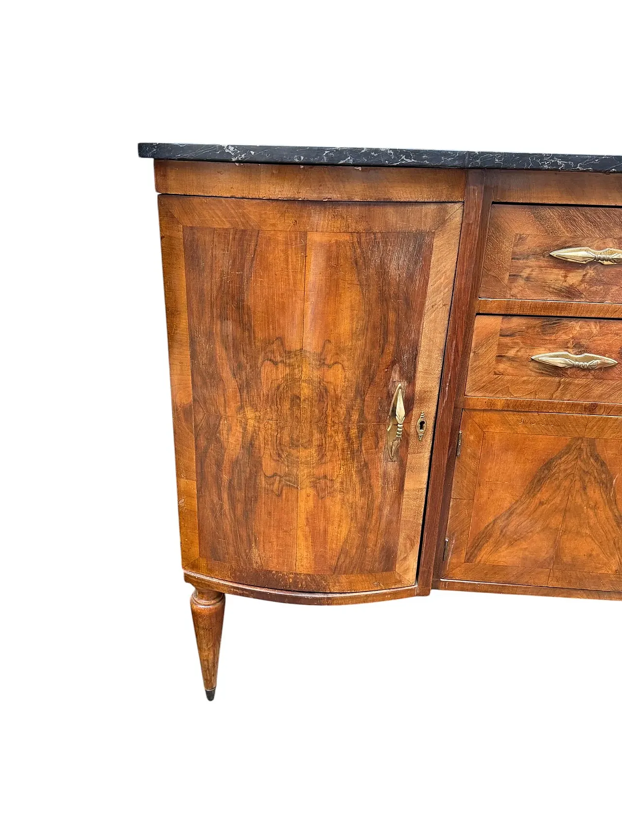 Art Deco walnut burl sideboard, early 20th century 7