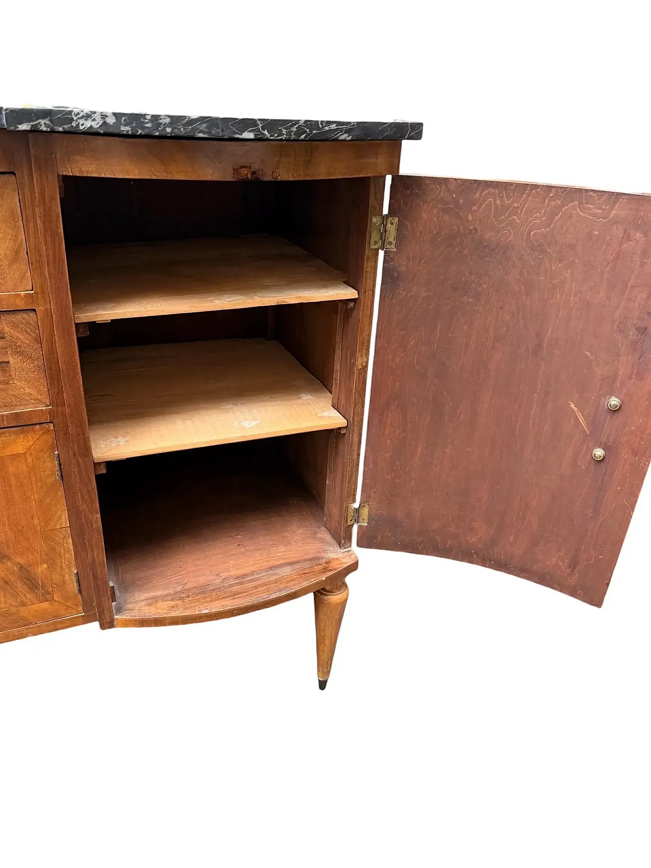 Art Deco walnut burl sideboard, early 20th century 13