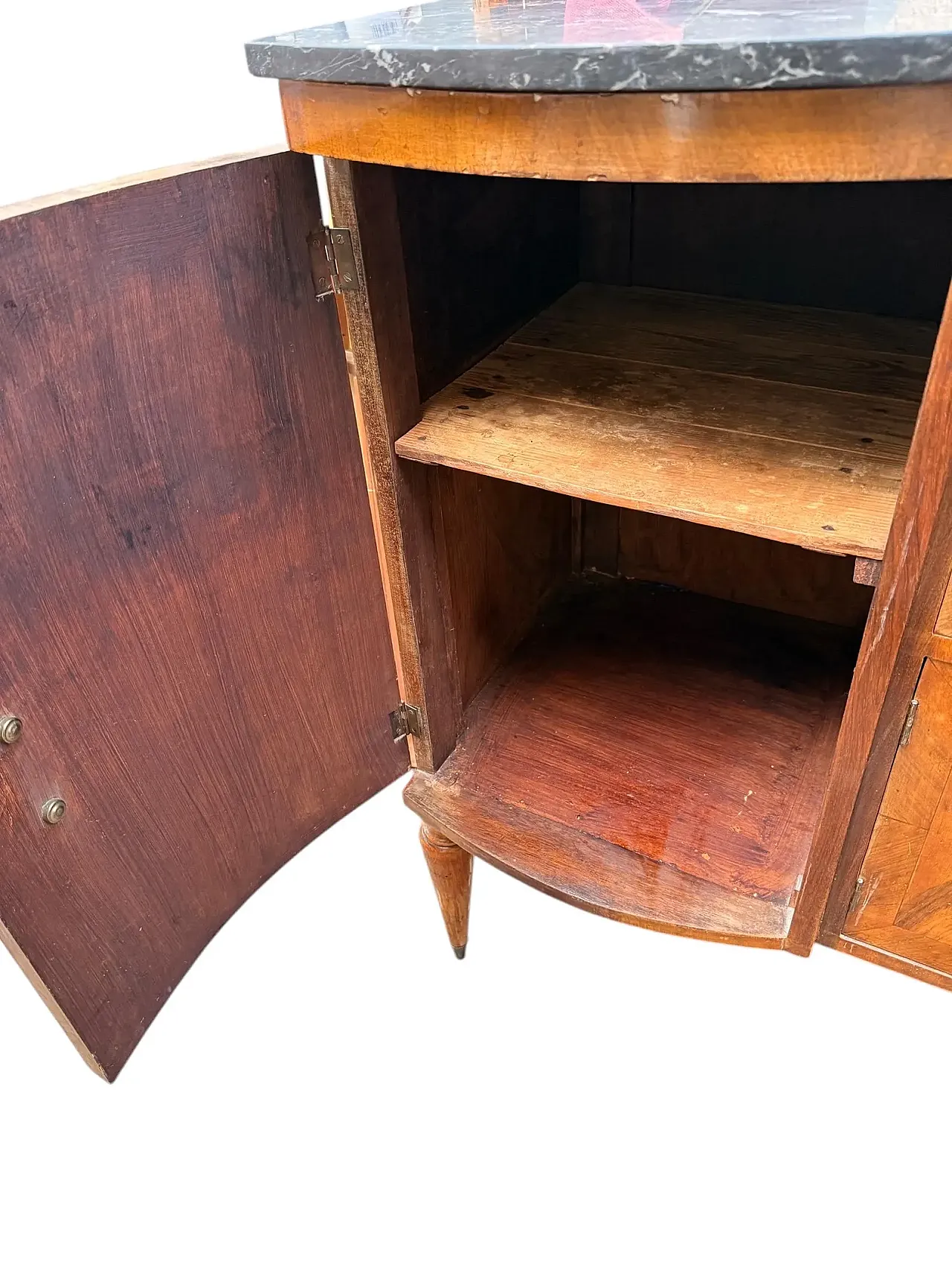 Art Deco walnut burl sideboard, early 20th century 14