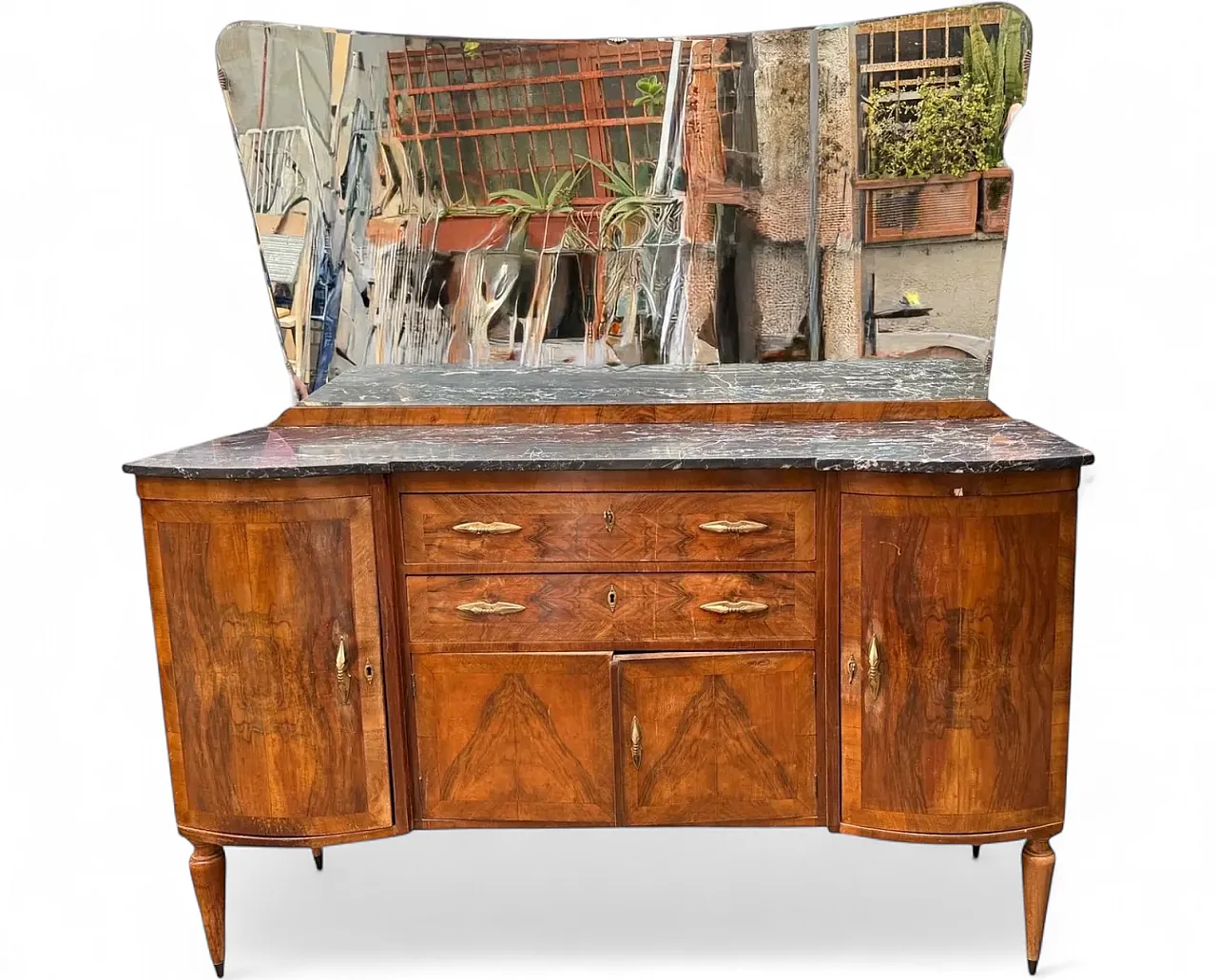 Art Deco walnut burl sideboard, early 20th century 17