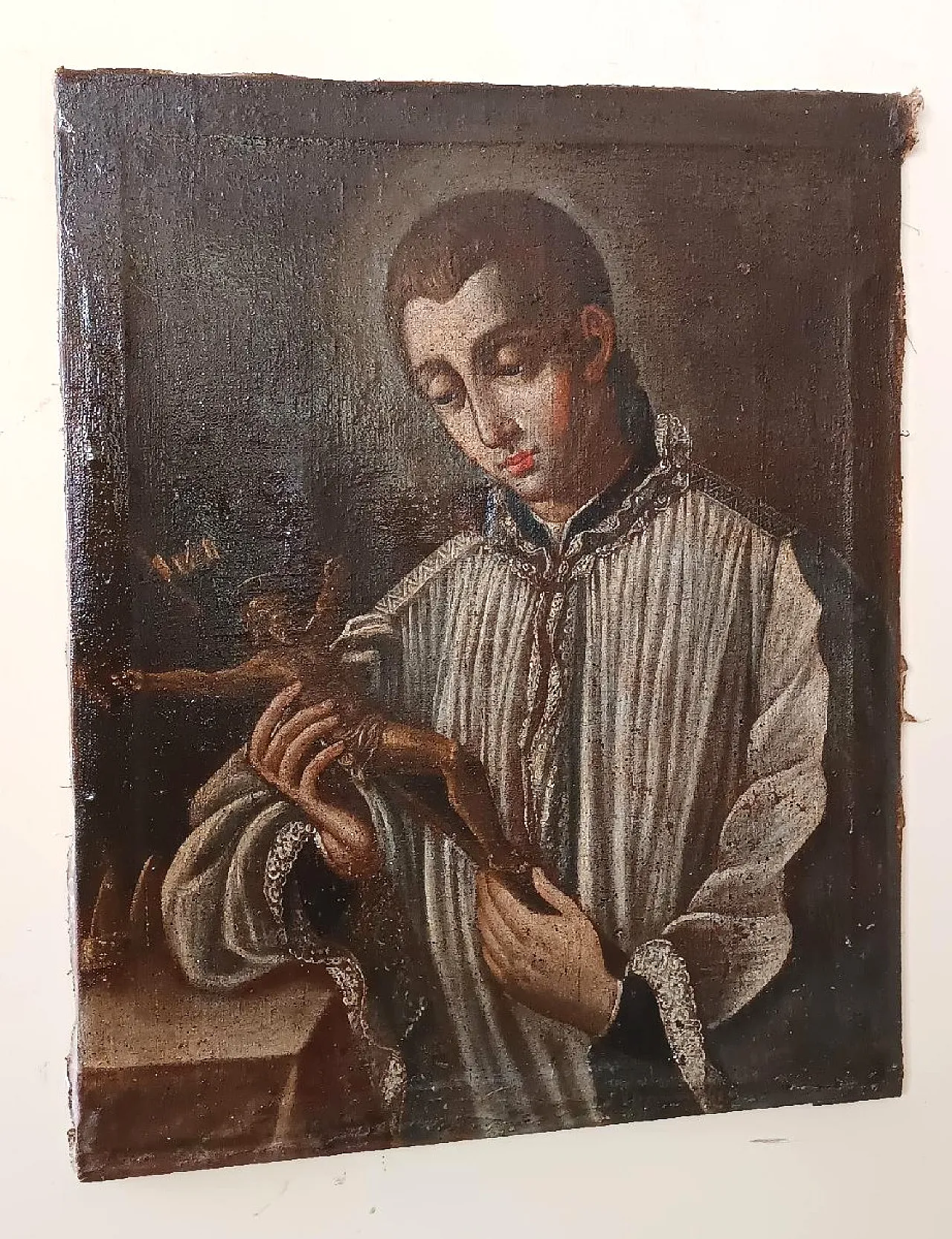 Sant'Aloisio Gonzaga di Bartolomeo Gessi, olio su tela, '600 5