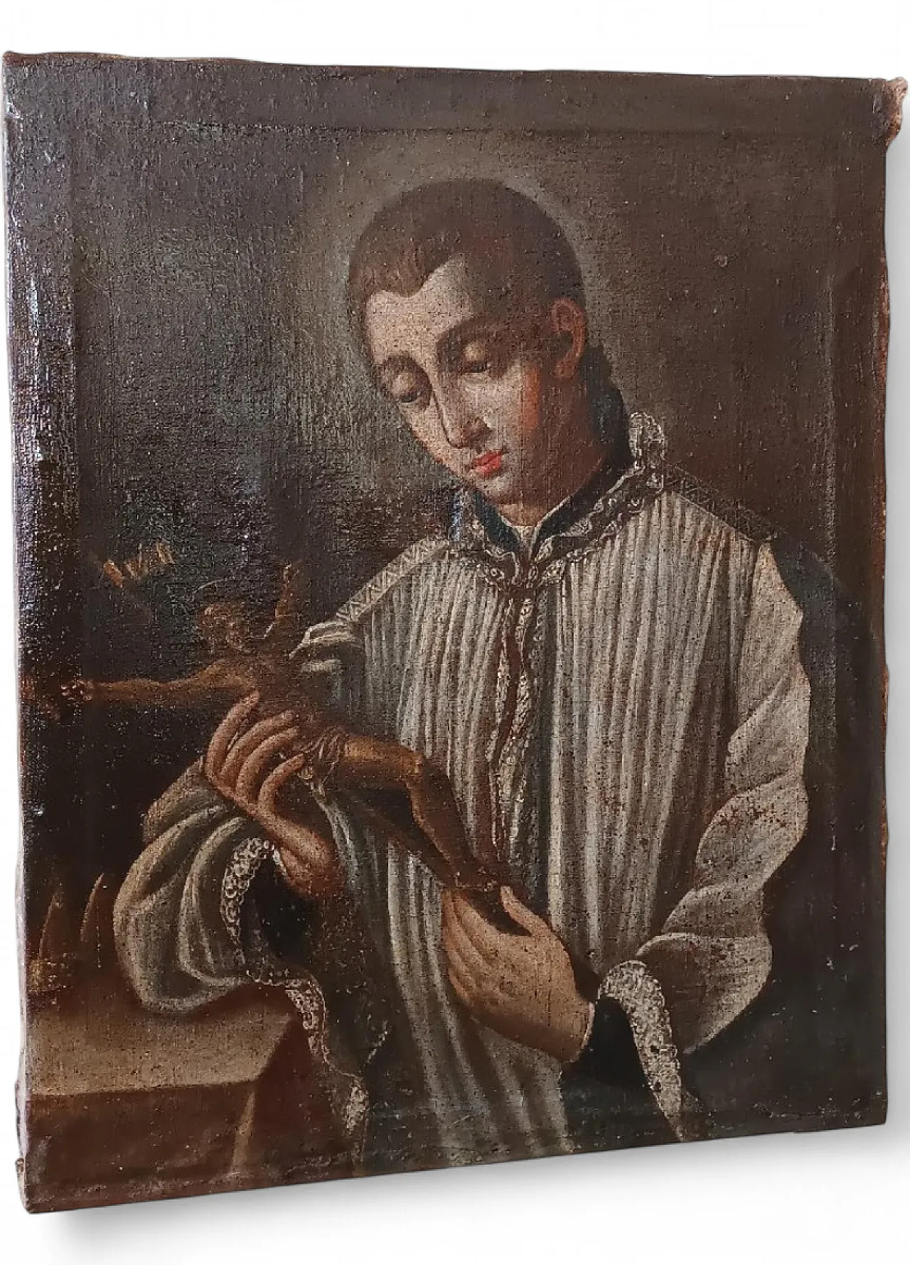 Sant'Aloisio Gonzaga di Bartolomeo Gessi, olio su tela, '600 13