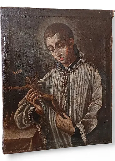 Sant'Aloisio Gonzaga di Bartolomeo Gessi, olio su tela, '600