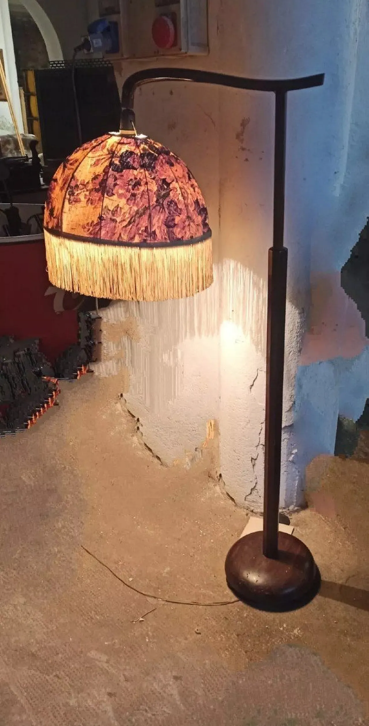 Wooden floor lamp, early 20th century 3