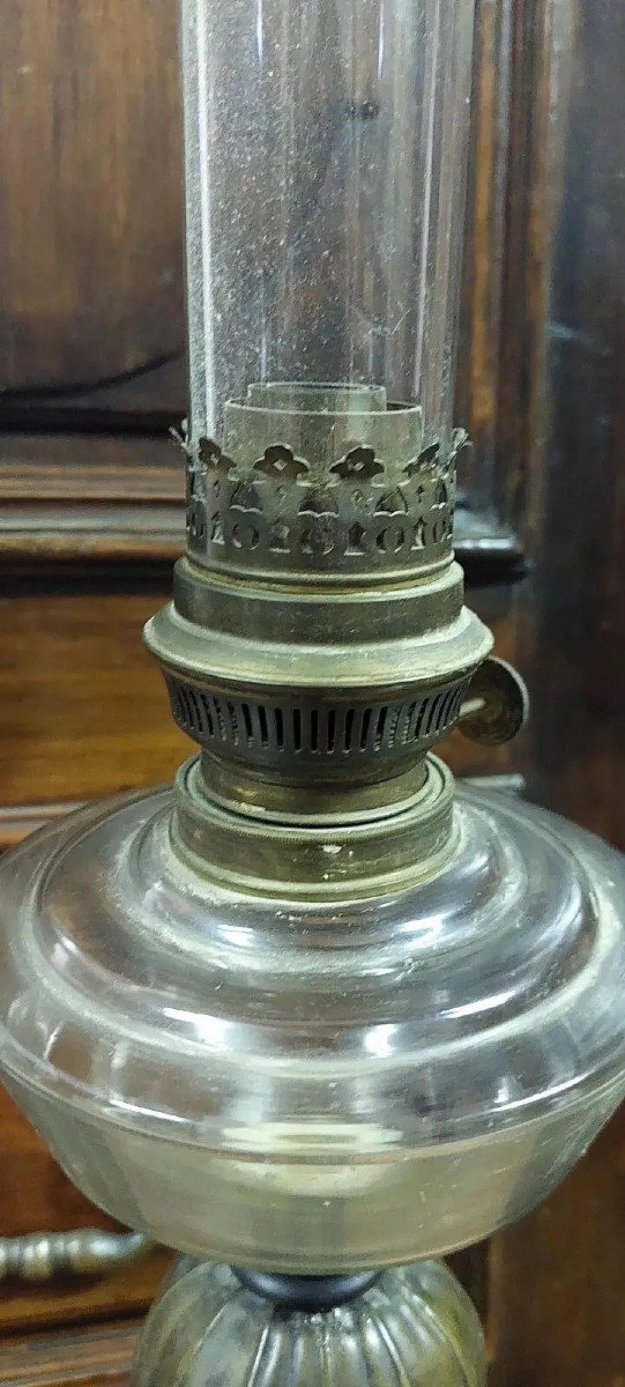 Bronze oil lamp, mid-19th century 7