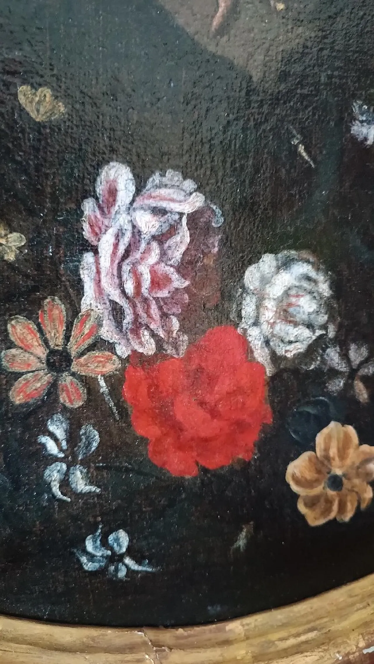 Madonna con Bambino, olio su tela con cornice, '600 9