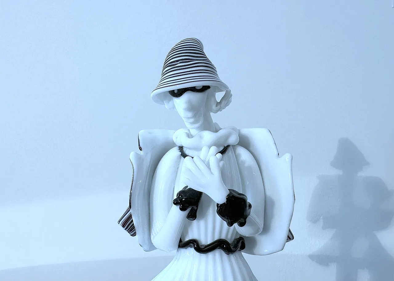 Glass sculpture Tartaglia by Fulvio Bianconi for Venini, 1940s 2