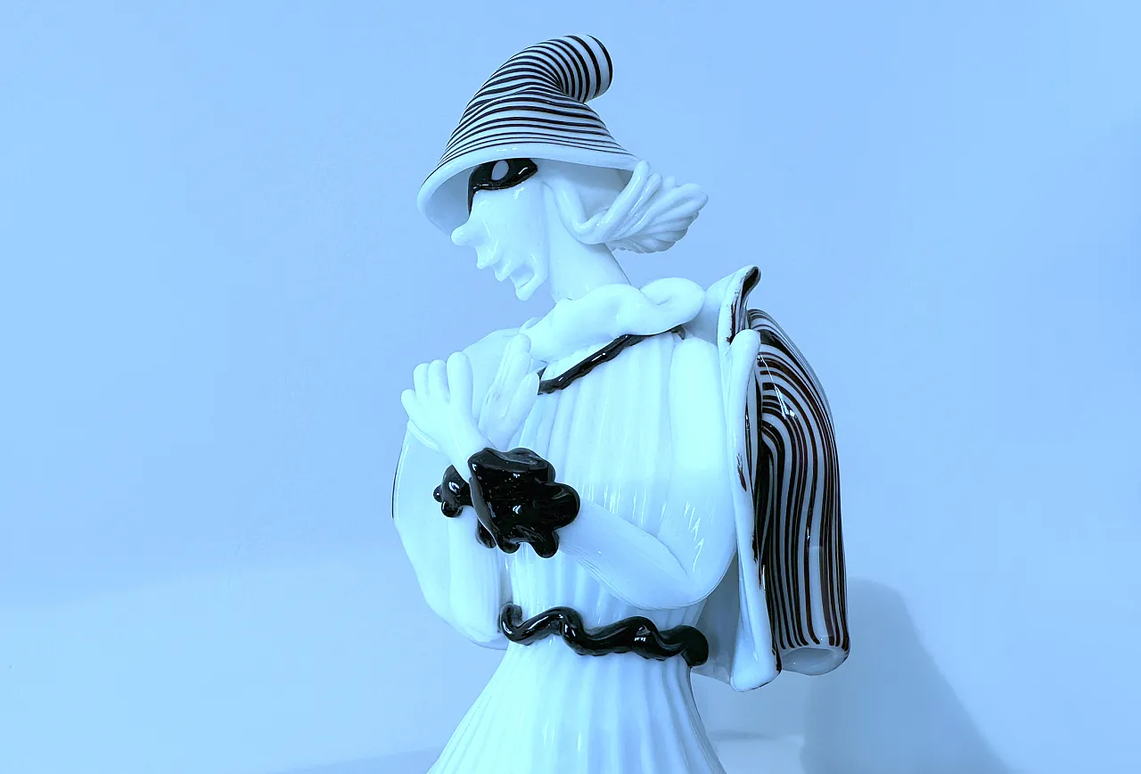 Glass sculpture Tartaglia by Fulvio Bianconi for Venini, 1940s 16