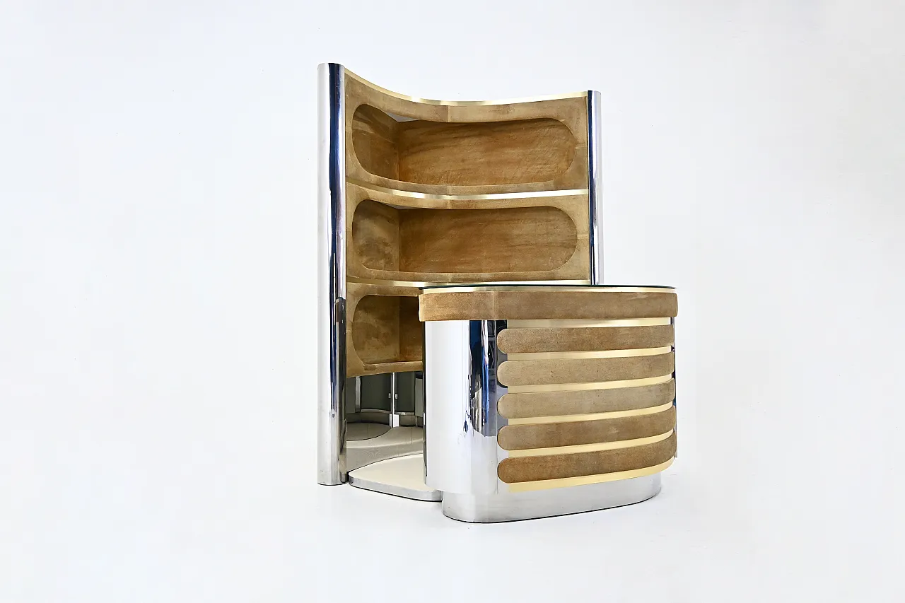 Bar set attributed to Willy Rizzo, 1970s 3