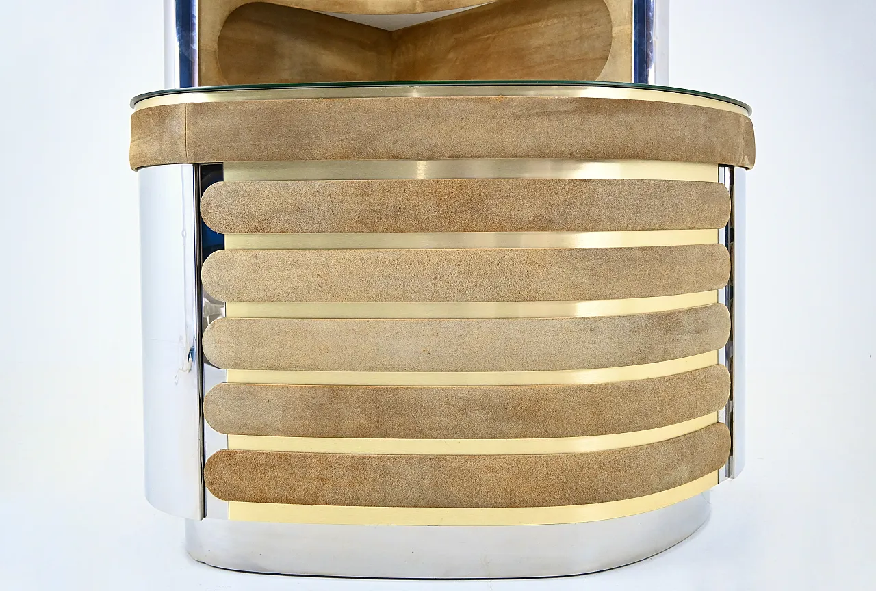 Bar set attributed to Willy Rizzo, 1970s 7