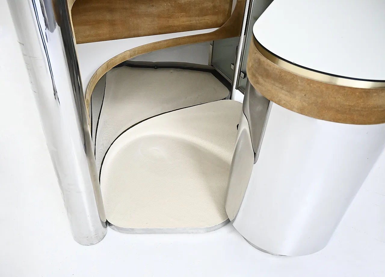 Bar set attributed to Willy Rizzo, 1970s 12