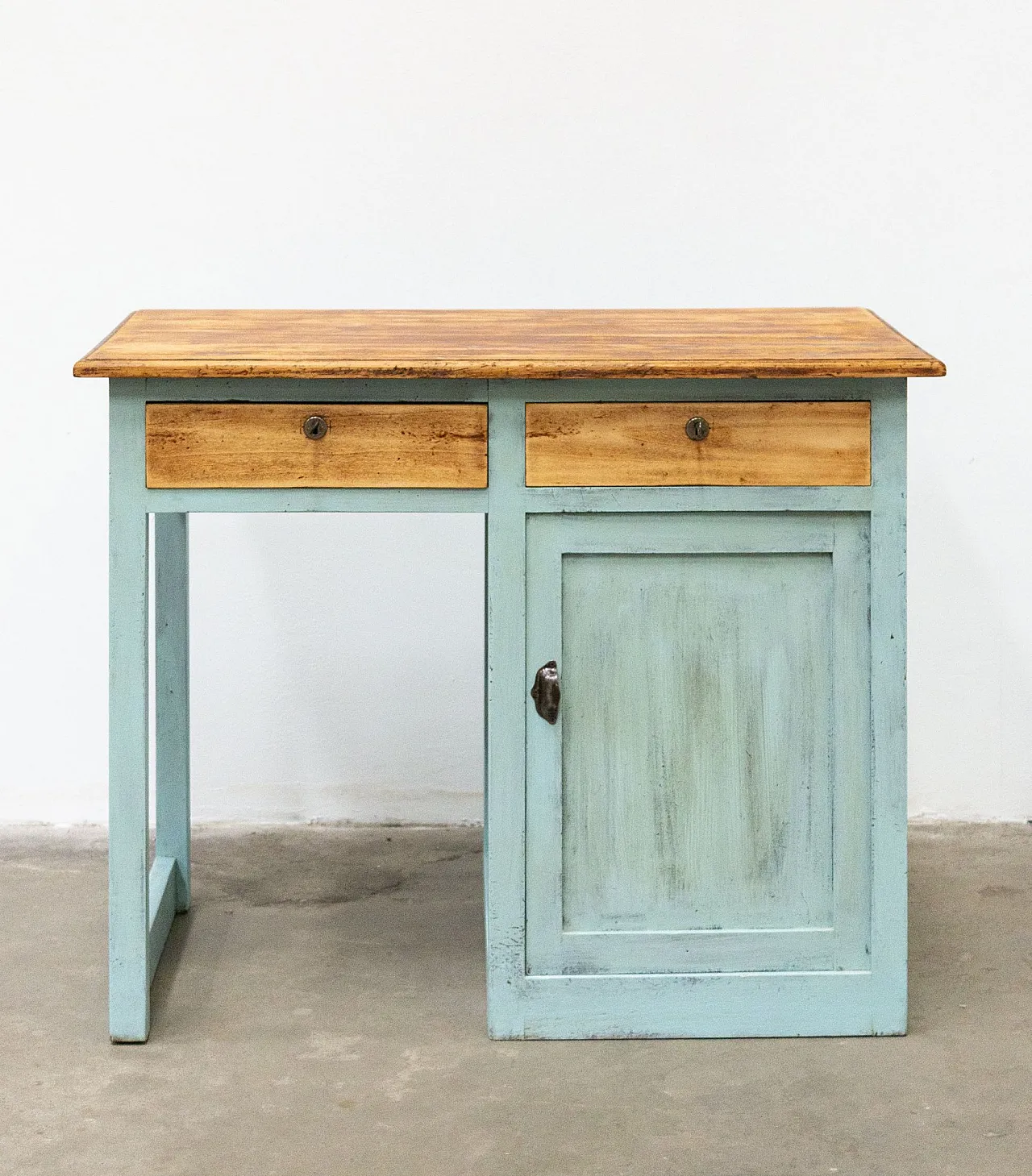 Scrittoio in legno di abete, primo '900 1