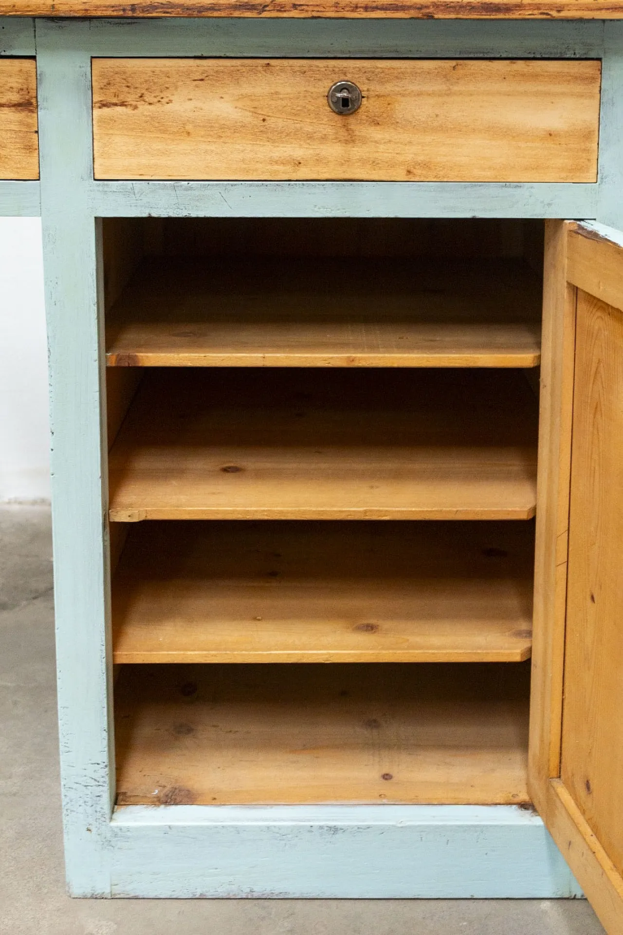 Scrittoio in legno di abete, primo '900 6