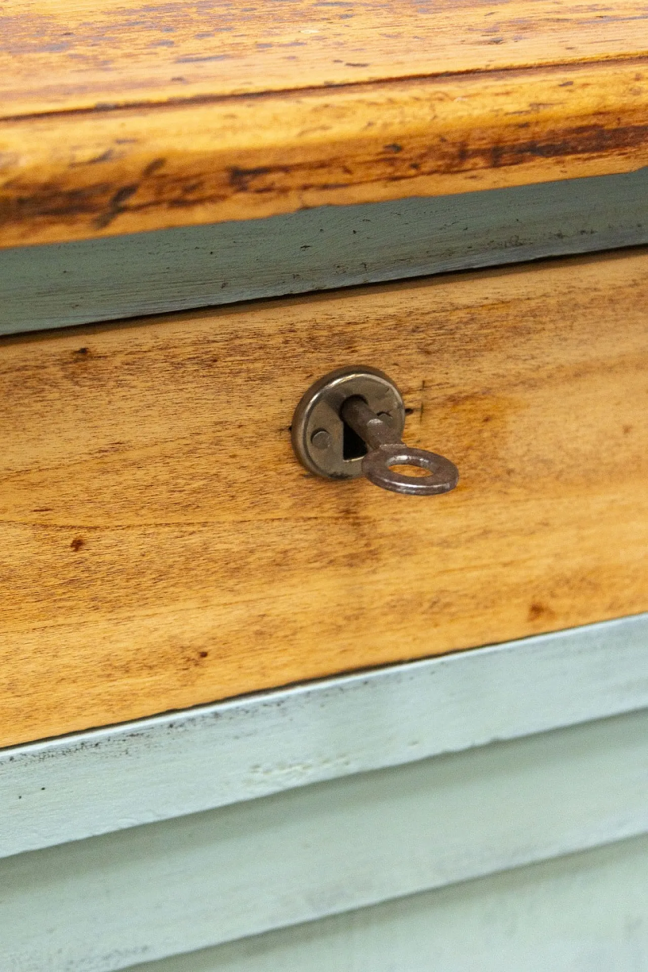 Scrittoio in legno di abete, primo '900 7