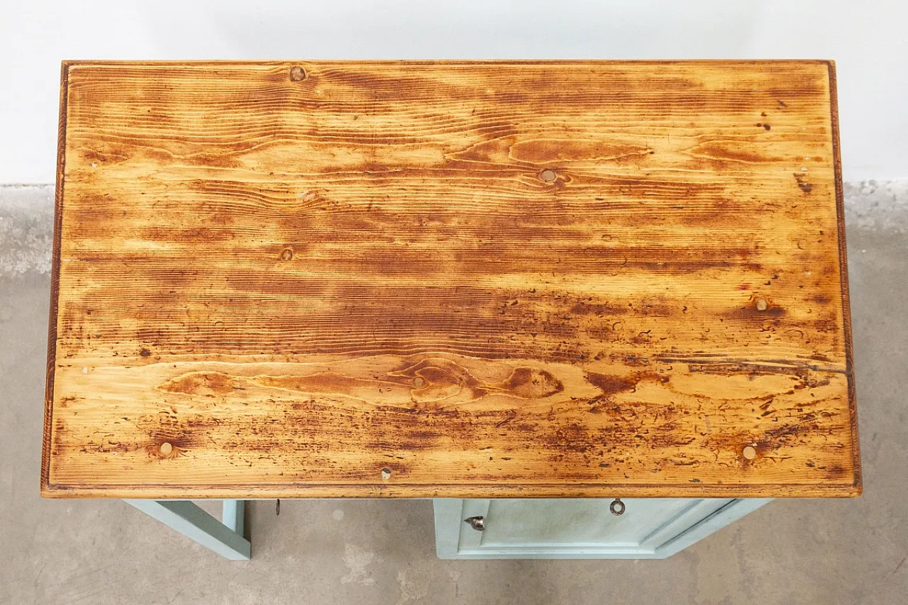 Scrittoio in legno di abete, primo '900 10