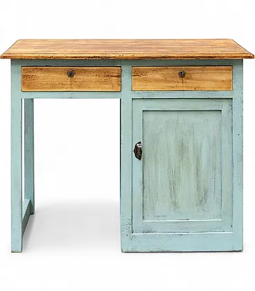 Scrittoio in legno di abete, primo '900