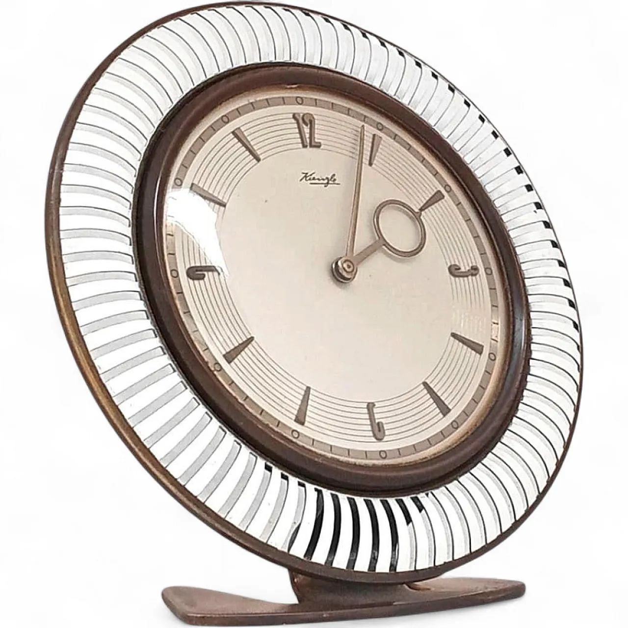 Minimal neoclassic clock by Kienzle for Heinrich Moller, 1930s 15