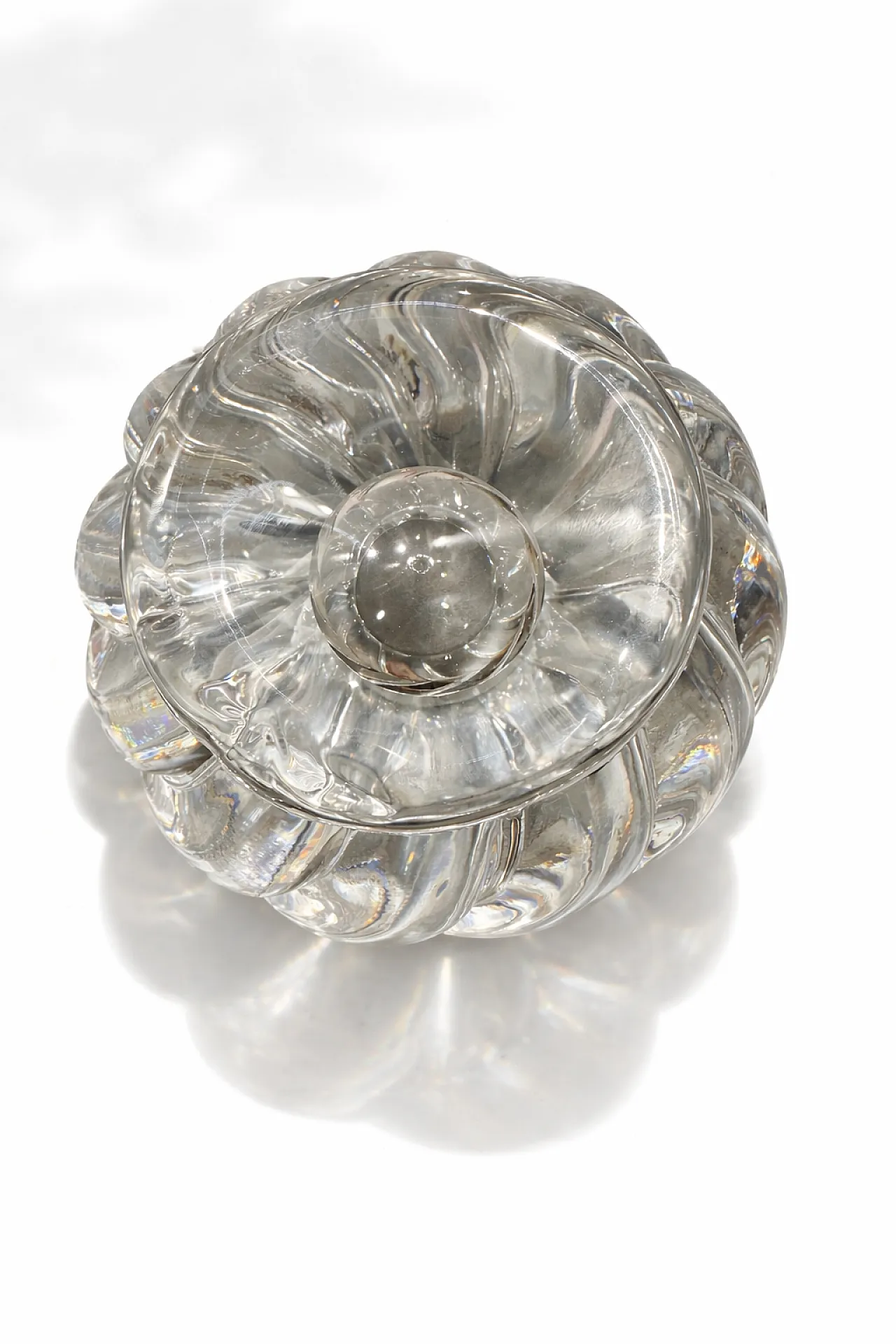 Crystal candleholder by Kosta Boda, 80s 6