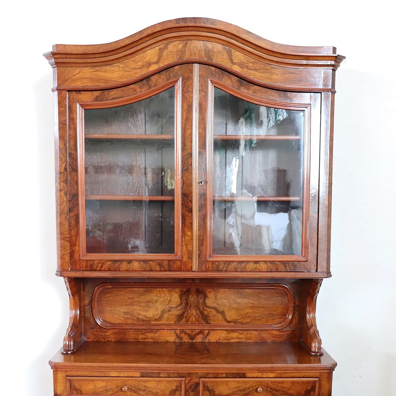 Credenza antica in radica di noce, '800 2