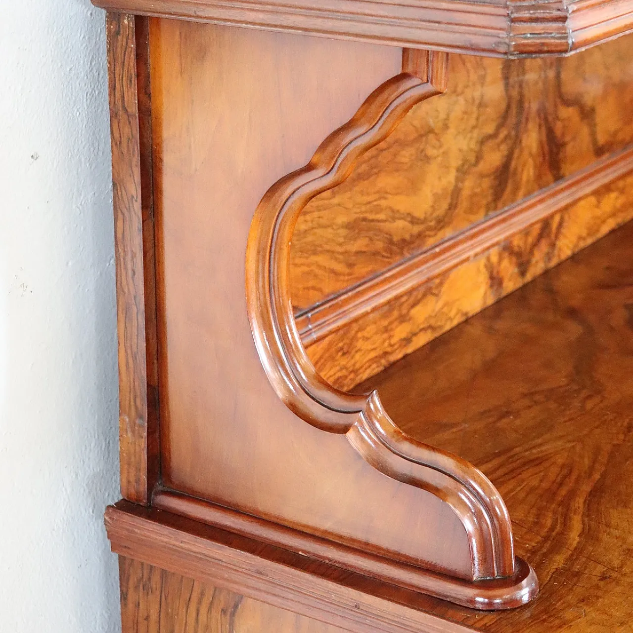 Credenza antica in radica di noce, '800 6