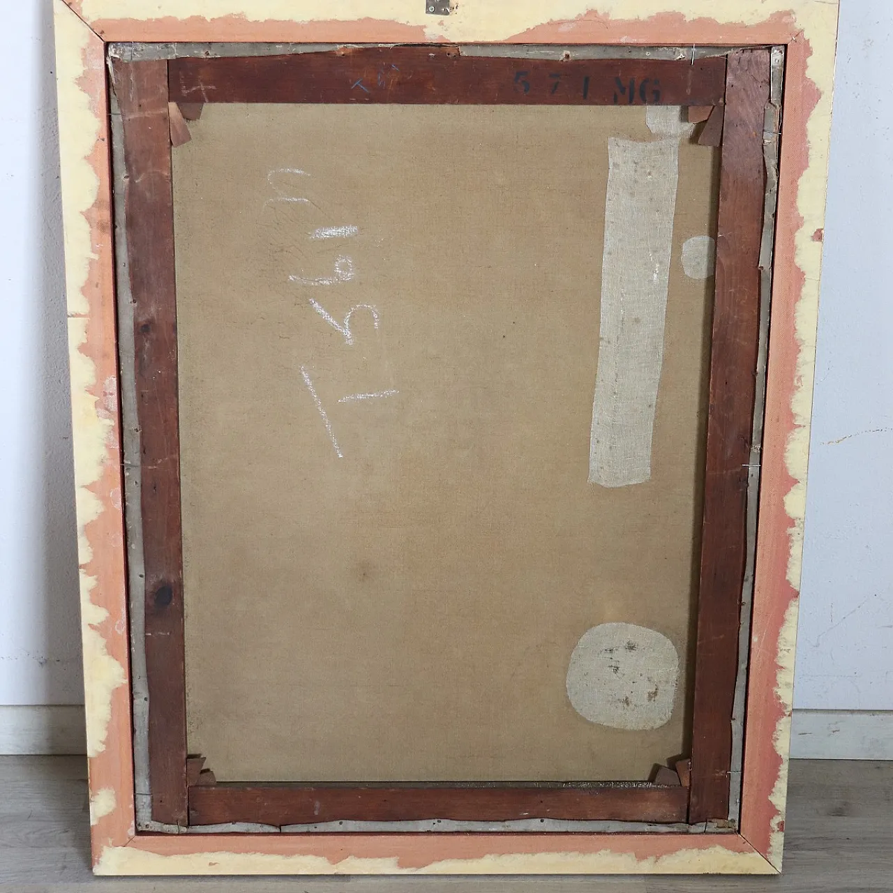 Oil painting on canvas river landscape, signed J. Paulman, 19th century 13