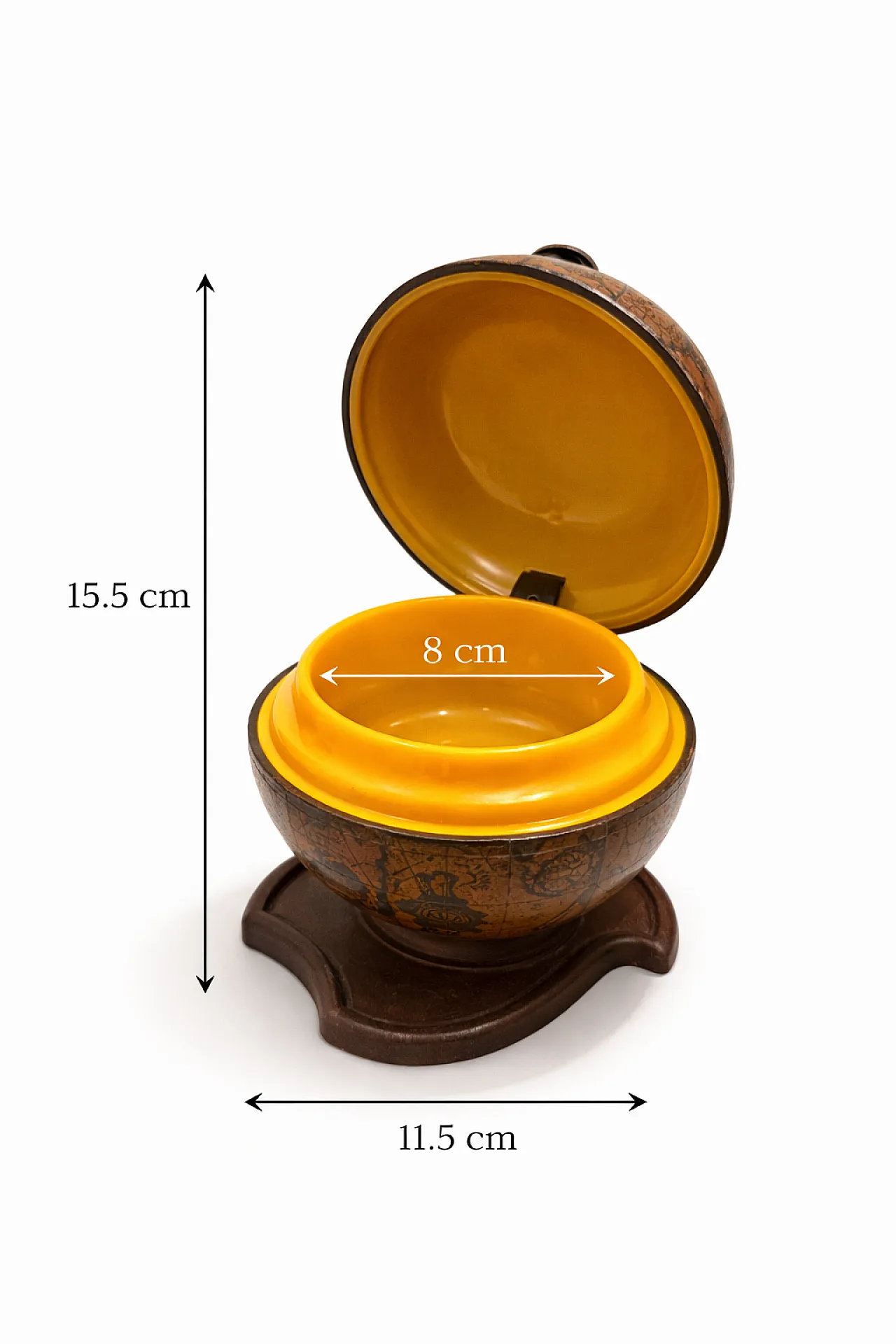 Svuotatasche Mappamondo, anni '70 5