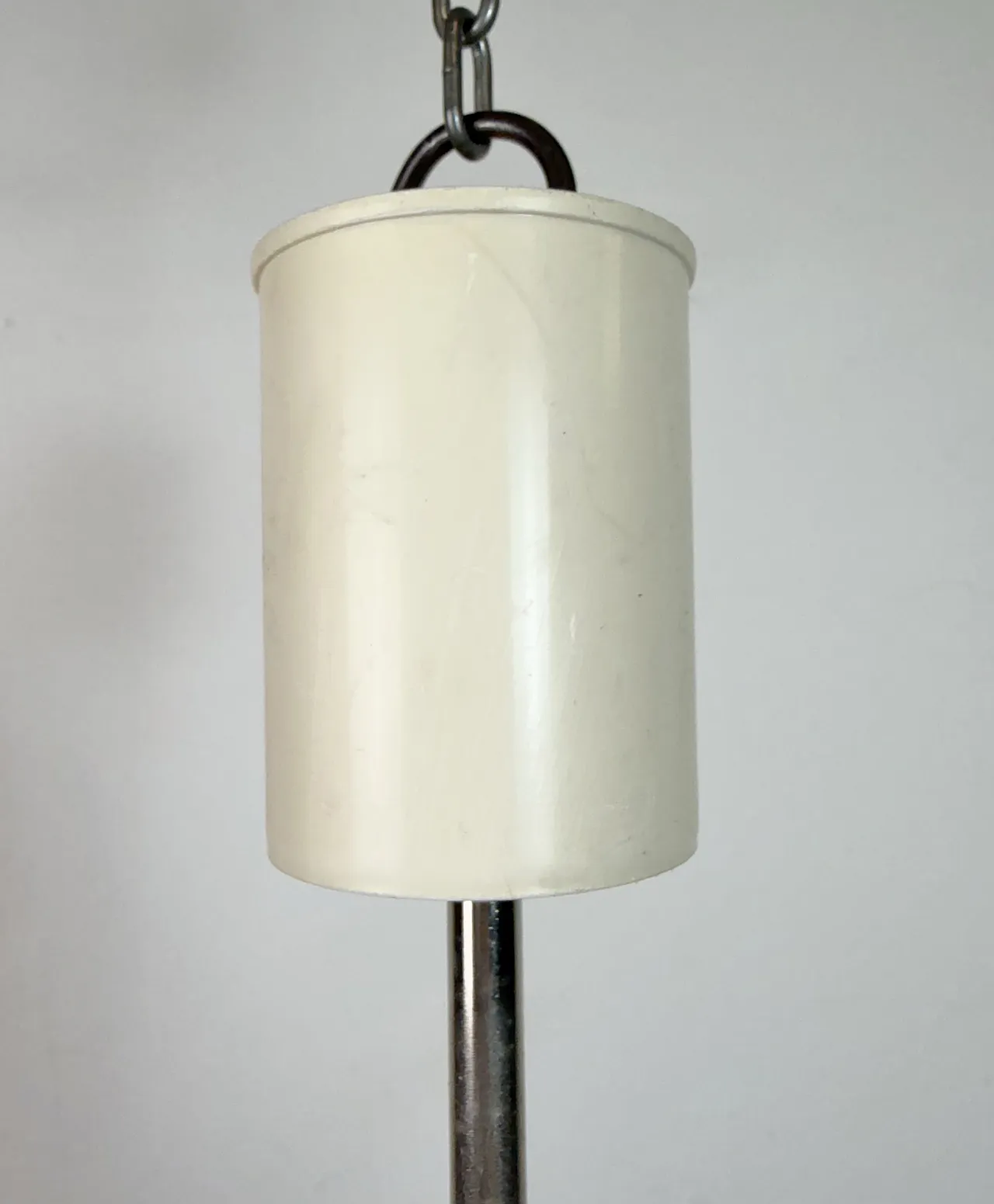 Vintage Chandelier with Milk Glass from Elektrosvit, 1960s 6