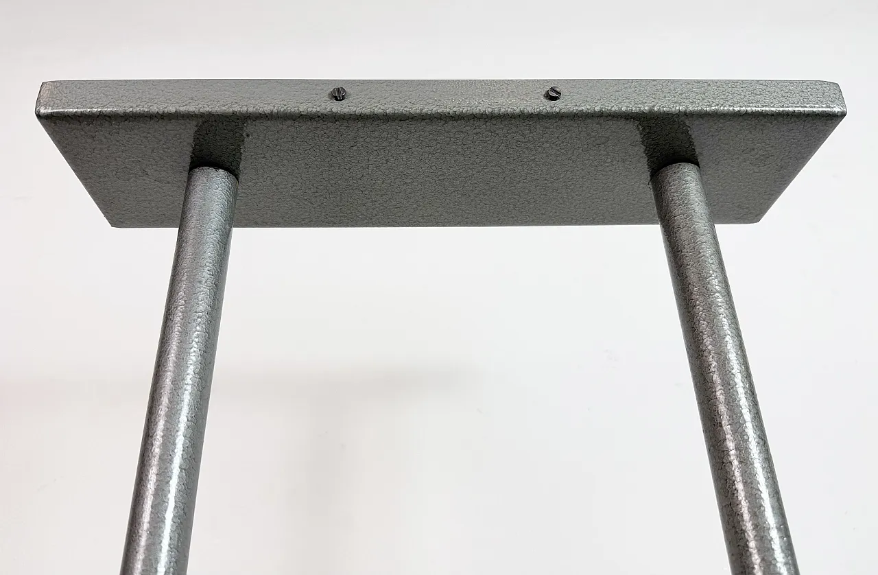 Large Square Industrial Double-Sided Clock from Pragotron, 1960s 5