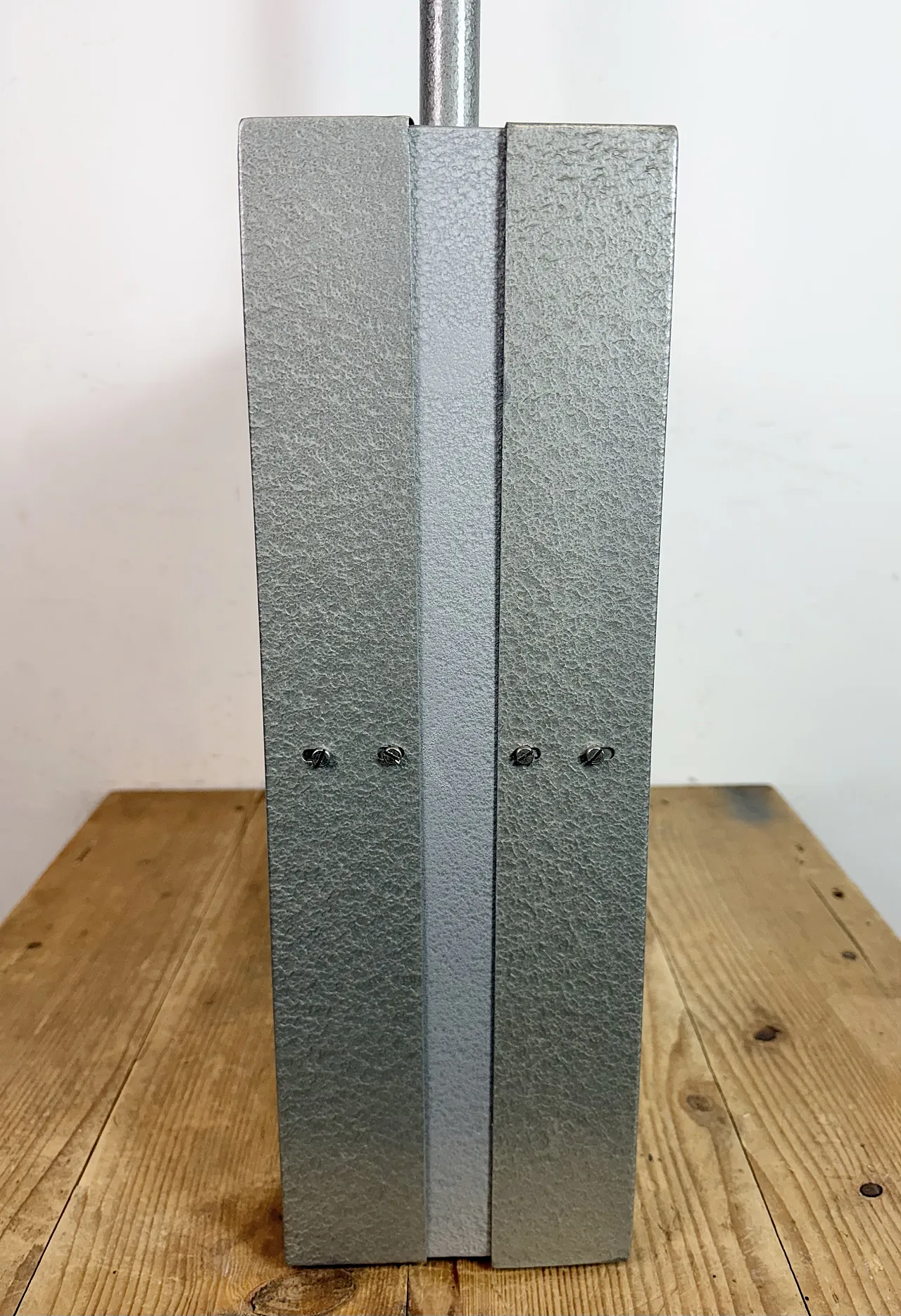 Large Square Industrial Double-Sided Clock from Pragotron, 1960s 8