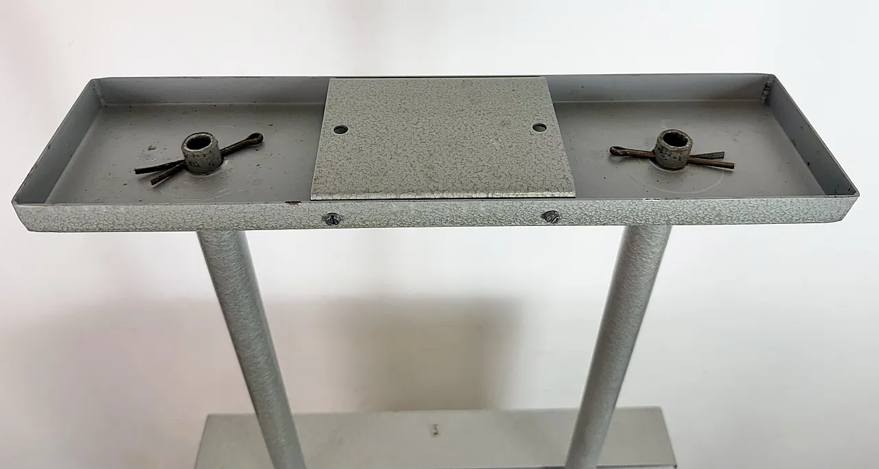 Large Square Industrial Double-Sided Clock from Pragotron, 1960s 13