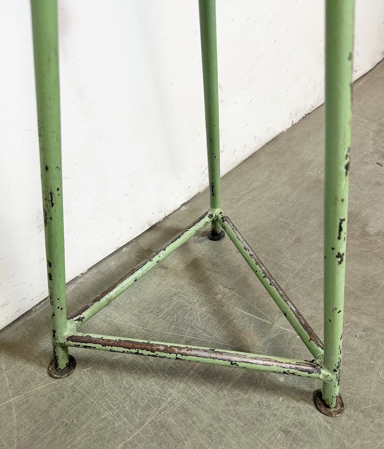 Green Industrial Workshop Stool, 1960s 10