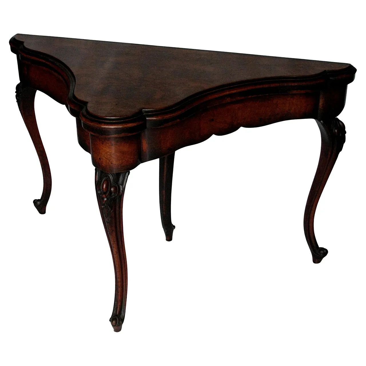 Console English gaming table, late 18th century 1