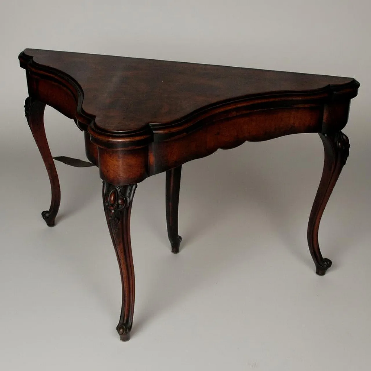 Console English gaming table, late 18th century 2