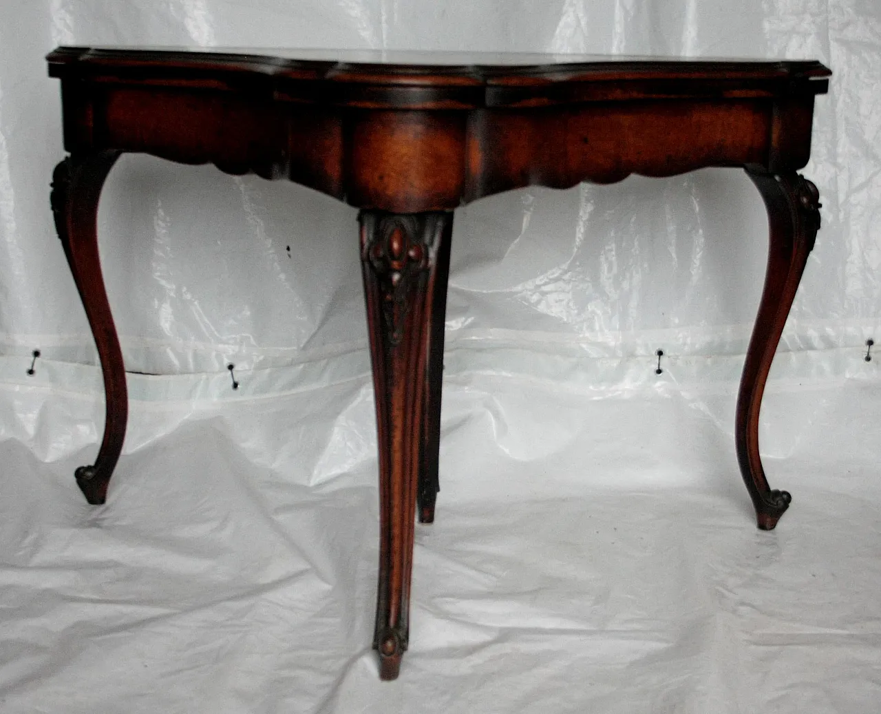Console English gaming table, late 18th century 3
