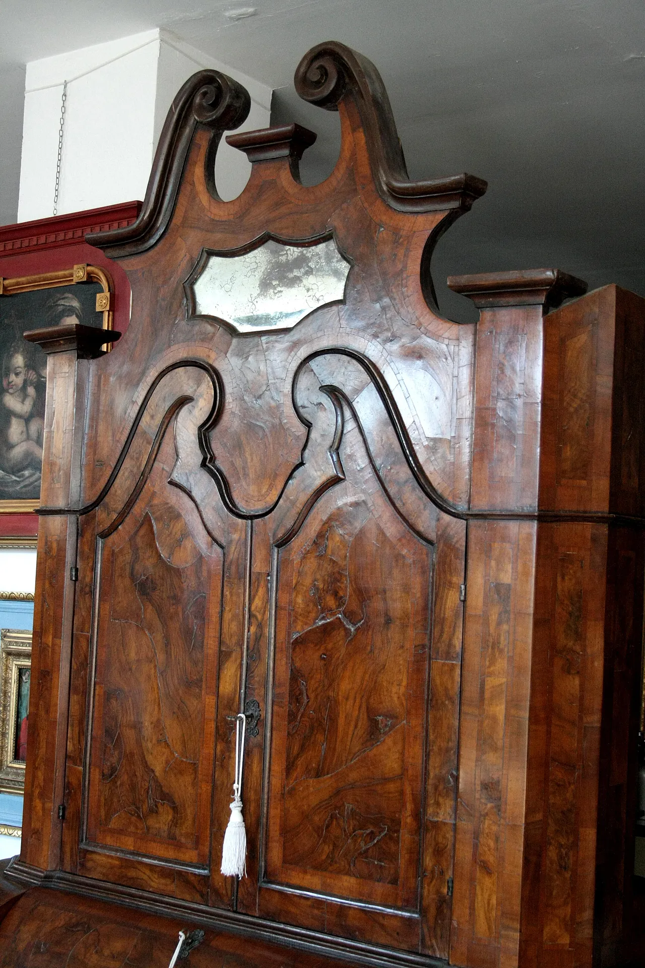 Trumeau in walnut, 19th century 4