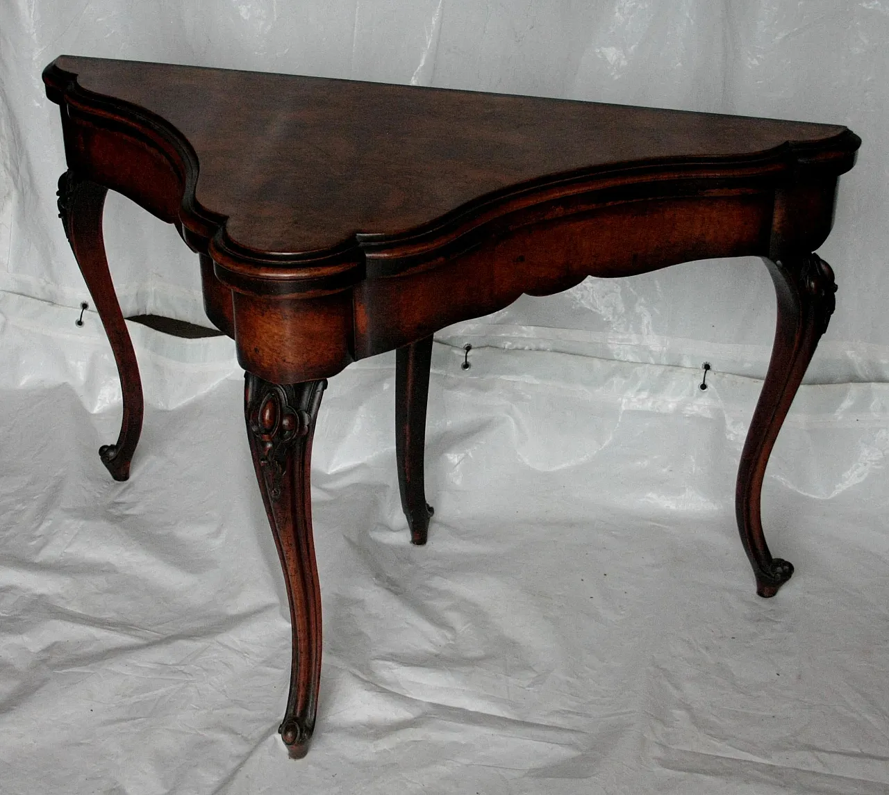 Console English gaming table, late 18th century 4