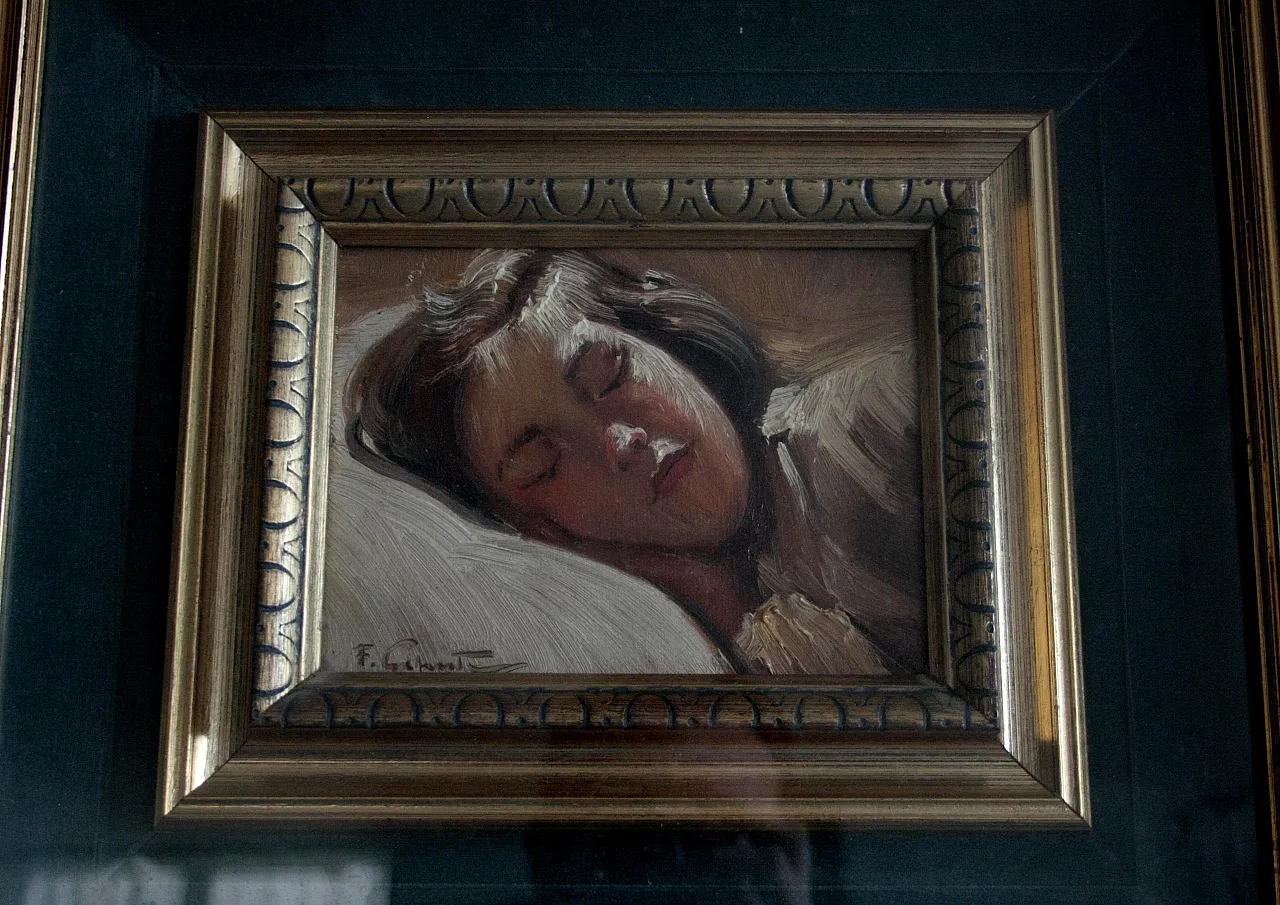 Sleeping Child by Francesco Galante, 20th century 8