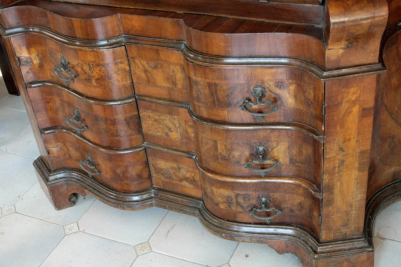 Trumeau in walnut, 19th century 7