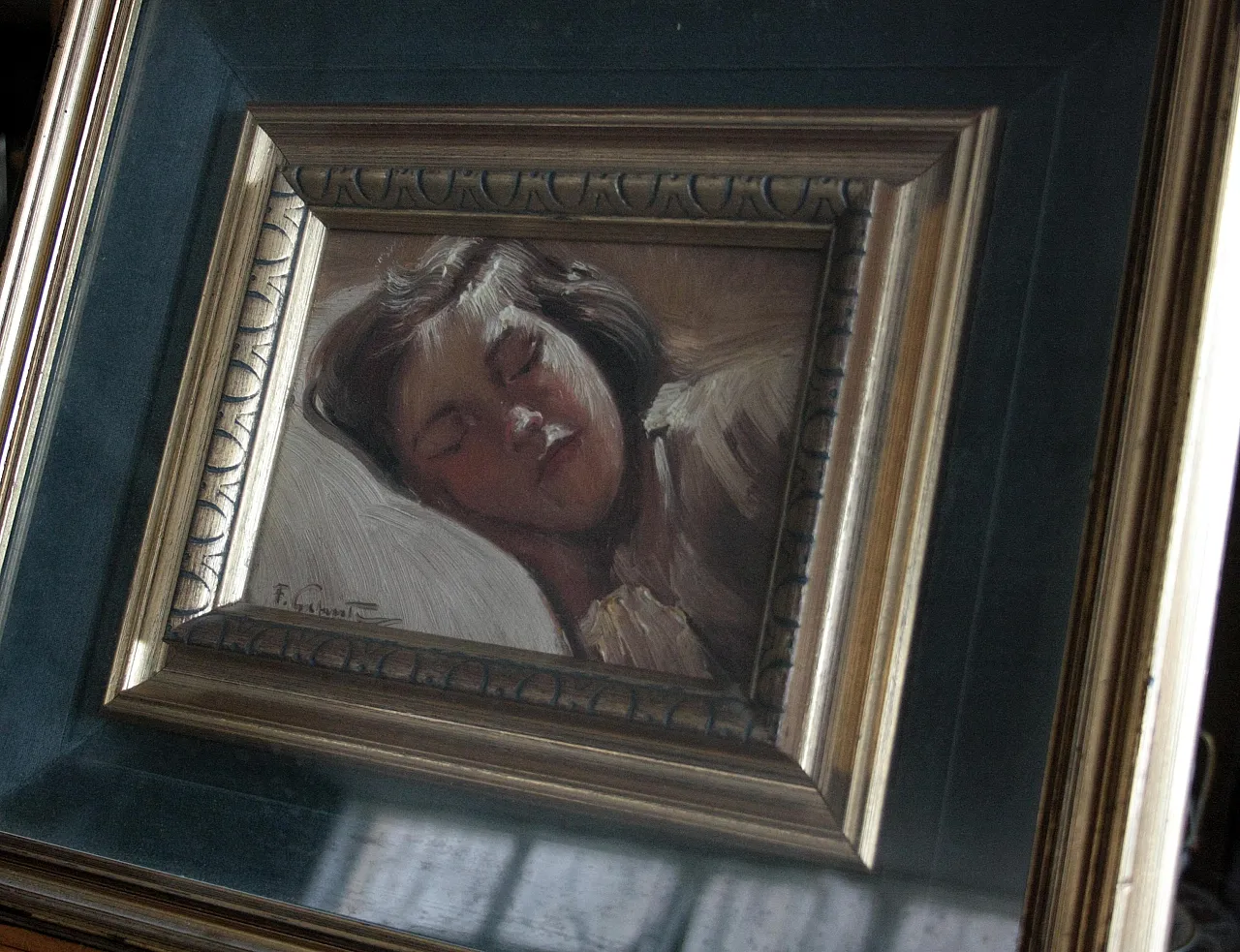 Sleeping Child by Francesco Galante, 20th century 10
