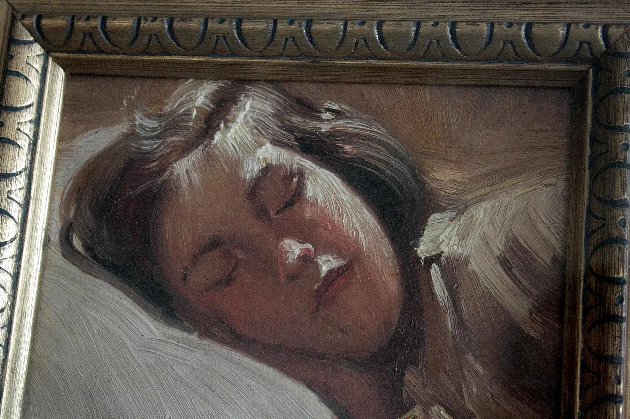 Sleeping Child by Francesco Galante, 20th century 11