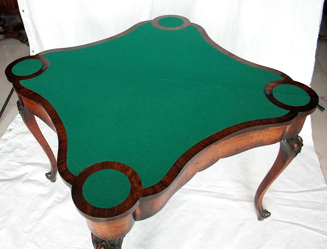 Console English gaming table, late 18th century 13