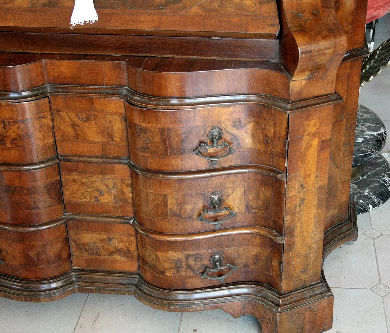 Trumeau in walnut, 19th century 16